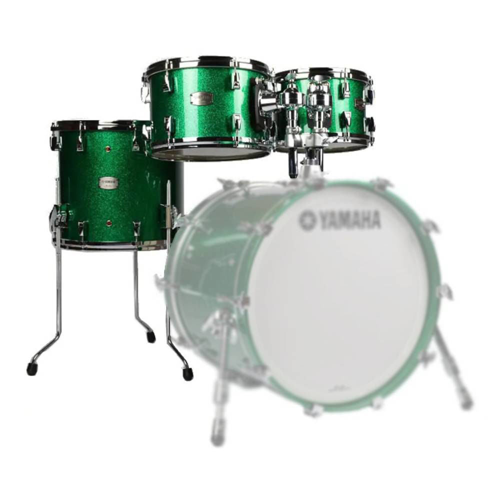 Yamaha AMP4F3JGS Absolute Hybrid Maple Fusion Tom Pack with TH945B in Jade Green Sparkle