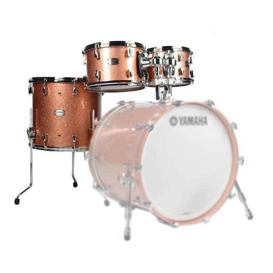 Yamaha AMP6F3PCS Absolute Hybrid Maple Euro Tom Pack with TH945B in Pink Champagne Sparkle