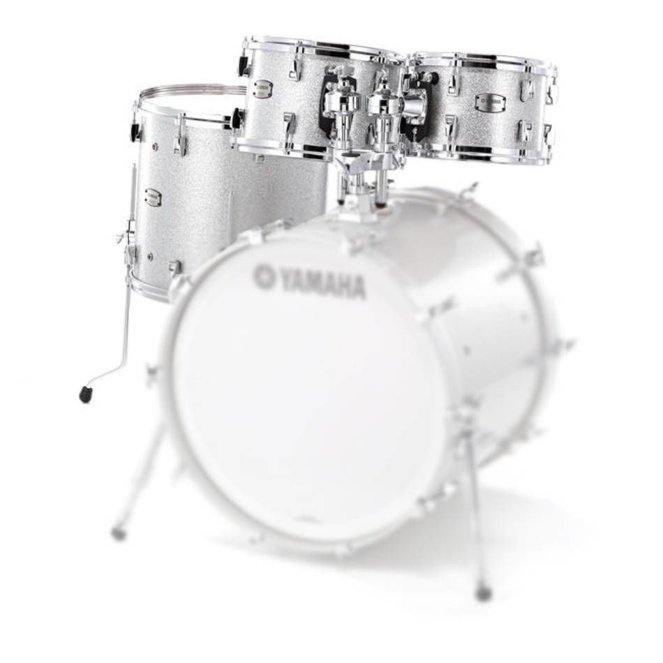 Yamaha AMP6F3SLS Absolute Hybrid Maple Euro Tom Pack with TH945B in Silver Sparkle
