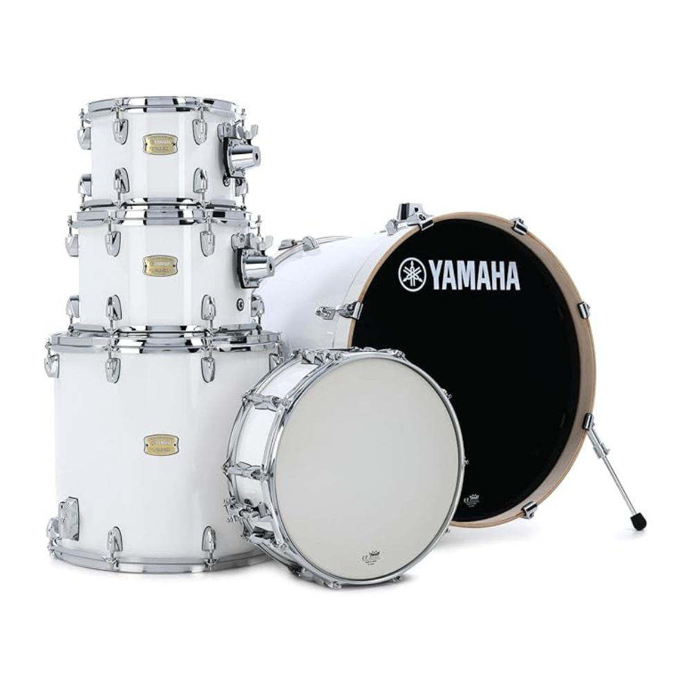 Yamaha SBP2F5PW Stage Custom Fusion 5 Piece in Pure White Shell Pack