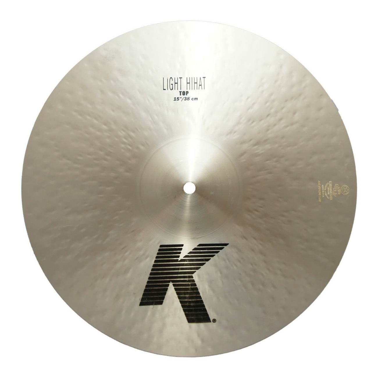 Zildjian K 15 inch Light Hi-Hat Cymbal (Top)
