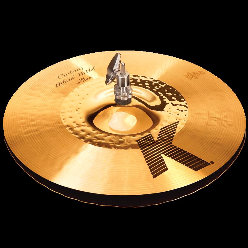 Zildjian K Custom 13 1/4 inch Hybrid Hi-Hat Cymbals (Pair)
