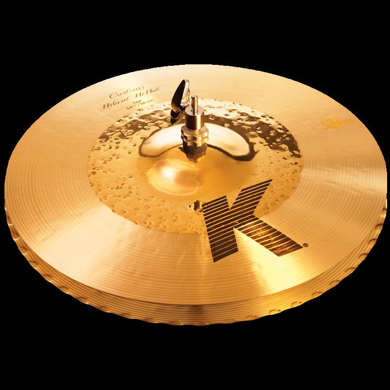 Zildjian K Custom 14 1/4 inch Hybrid Hi-Hat Cymbals (Pair)