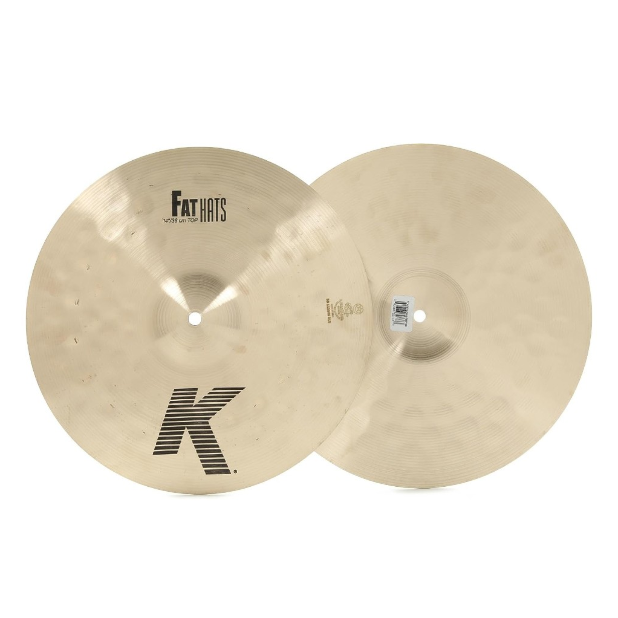 Zildjian K 14 Fat Hats Hi-Hat Cymbals (Pair)