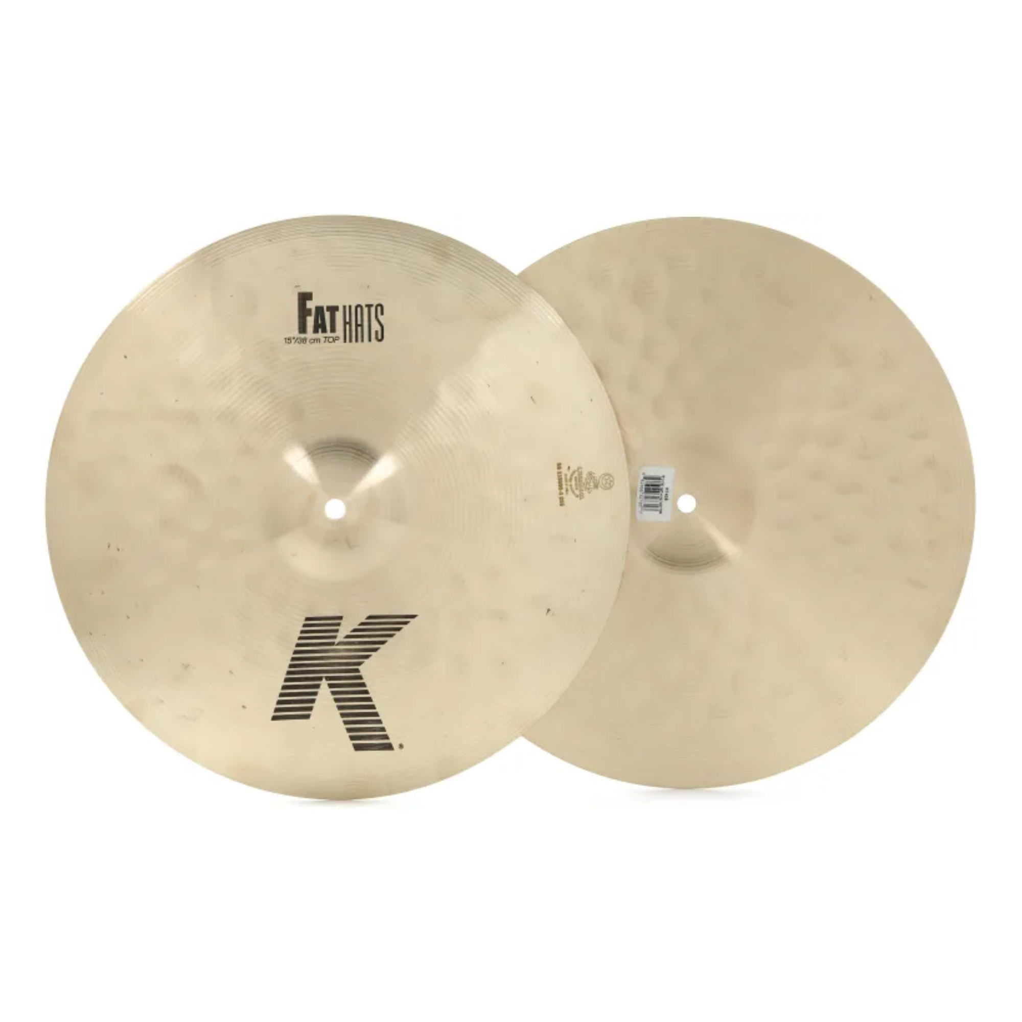 Zildjian K 15 Fat Hats Hi-Hat Cymbals (Pair)