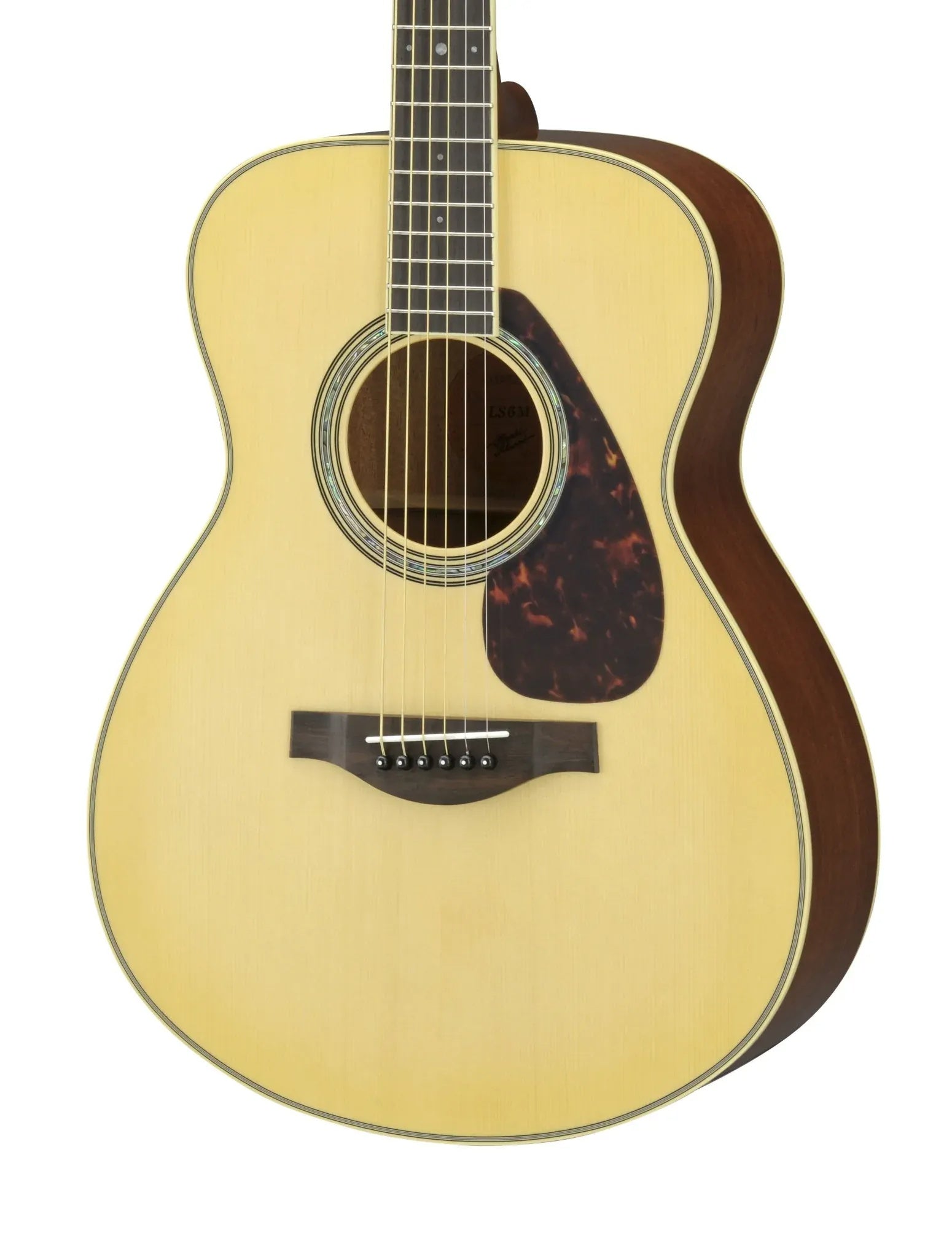 Yamaha LS6M-NT ARE  Spruce/Mahogany Concert Acoustic Guitar - Natural w Pickup