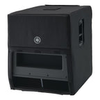 Yamaha SPCVR-18S01 speaker sub cover for DXS18 subwoofer, black protective bag with handles for easy transport.