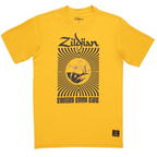 Zildjian Limited Edition 400th Anniversary 60's Rock T-shirt in 2XL, featuring vintage drum GMI design and Zildjian branding.