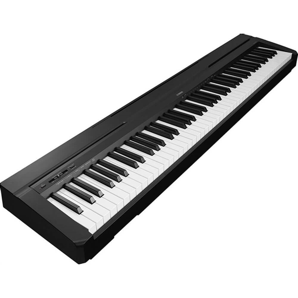 Yamaha P-45 Portable Digital Piano with Weighted Keys - Black