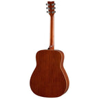 Yamaha FG850 dreadnought acoustic guitar with solid spruce top in natural finish, showcasing its body and fretboard.