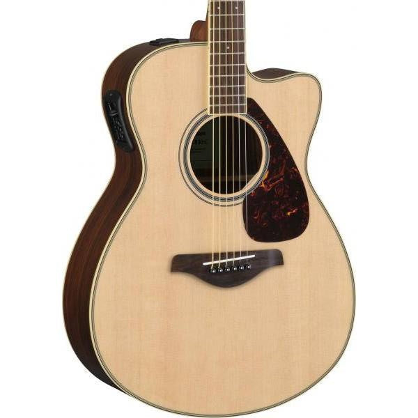 Yamaha FSX830C Dreadnought Acoustic Guitar with Solid Spruce Top in Natural