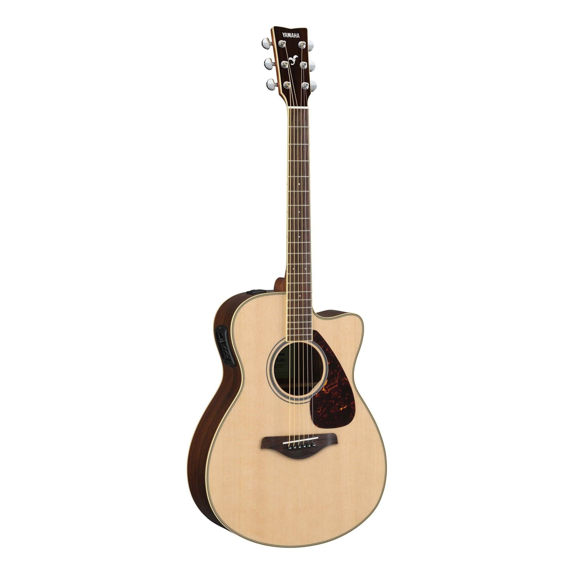 Yamaha FSX830C Dreadnought Acoustic Guitar with Solid Spruce Top in Natural