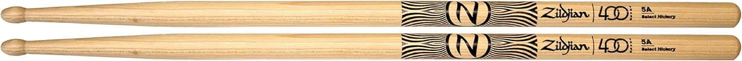 Zildjian LE 400th Anniv. 5A Acorn Drumsticks 60s Rock - Clear/Black