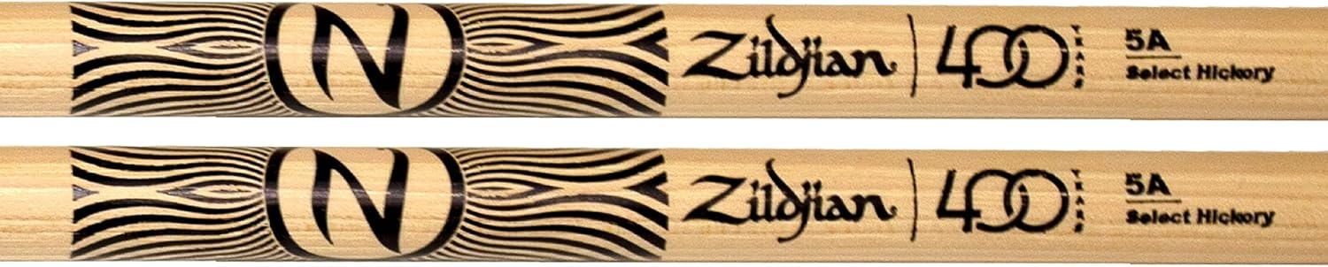 Zildjian LE 400th Anniv. 5A Acorn Drumsticks 60s Rock - Clear/Black