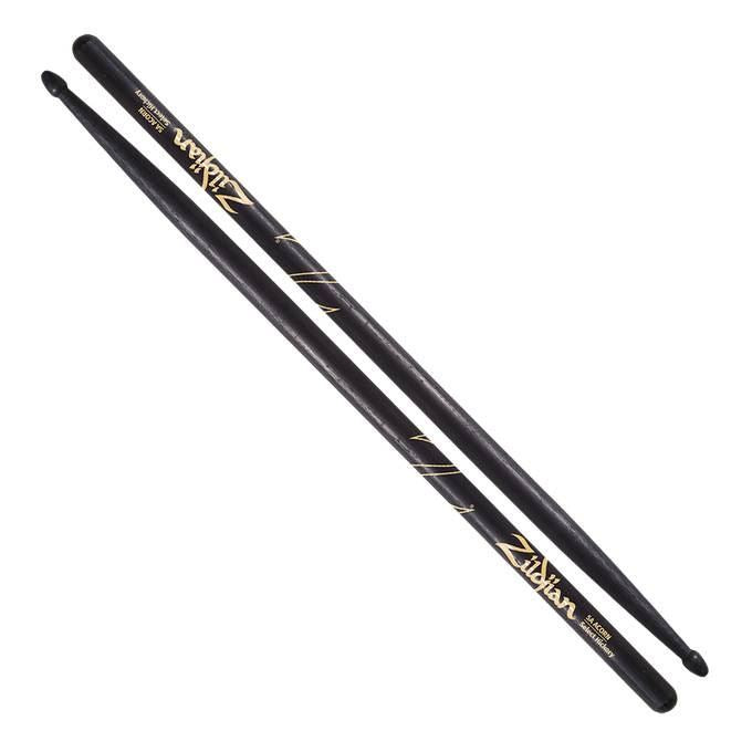 Zildjian Hickory 5A Acorn Tip Black Drumsticks