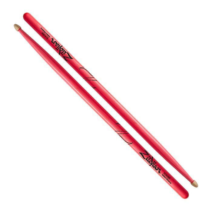 Zildjian Hickory 5A Acorn Neon Pink Drumsticks