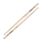 Zildjian Hickory 5A Anti-Vibe drumsticks with wooden finish and grip, designed for drummers' comfort and performance