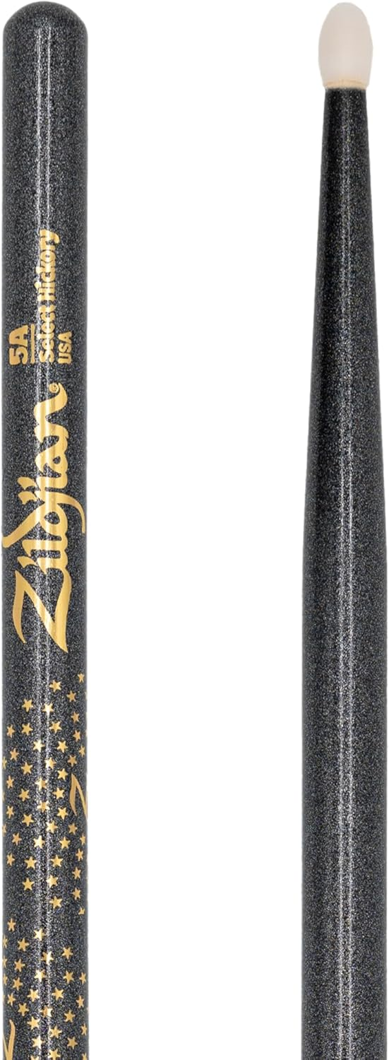 Zildjian Z Custom Ltd Ed. 5A Nylon Tip Drumsticks - Black Chroma