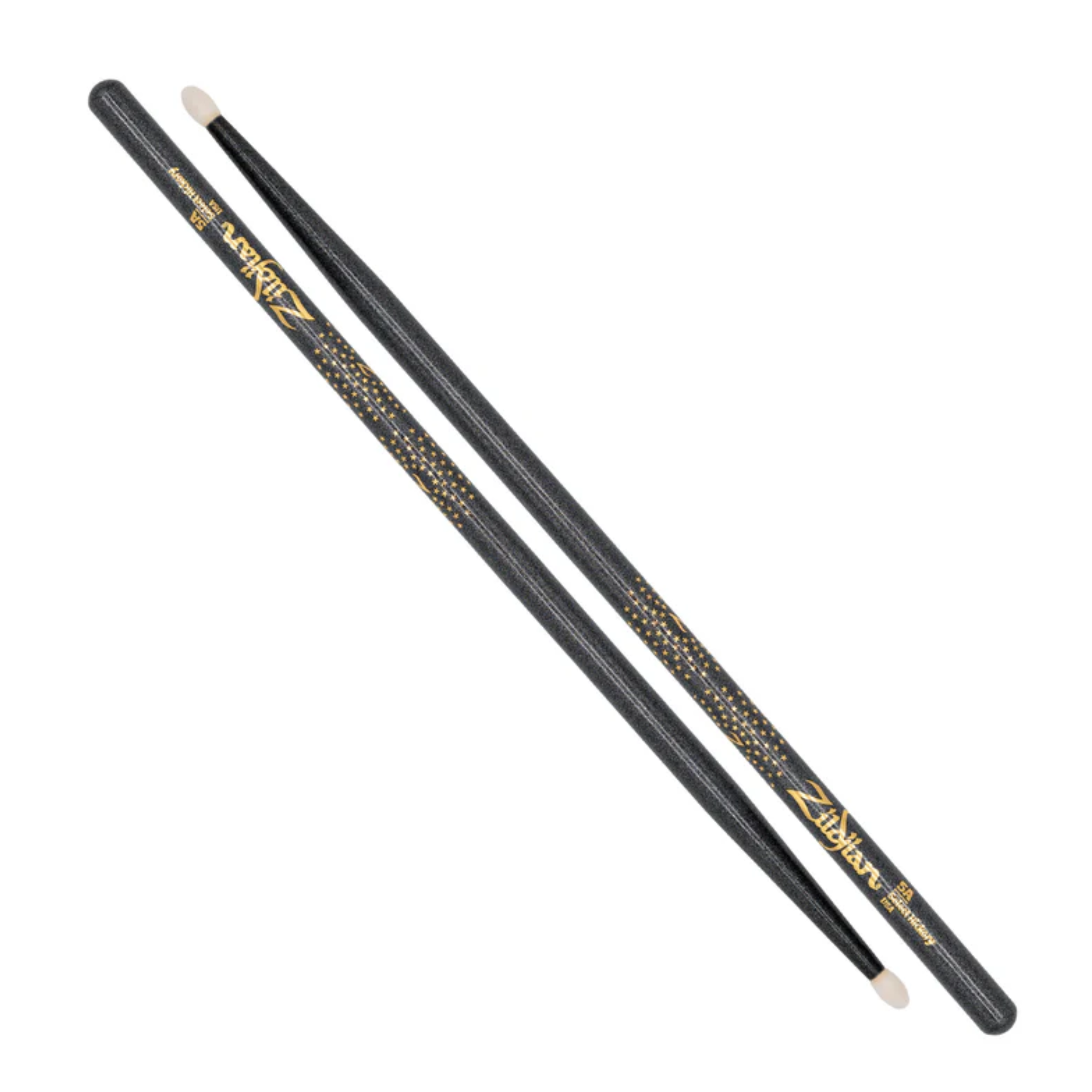 Zildjian Z Custom Ltd Ed. 5A Nylon Tip Drumsticks - Black Chroma