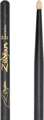 Zildjian Z Custom Ltd Ed. 5A Wood Tip Drumsticks - Black Chroma