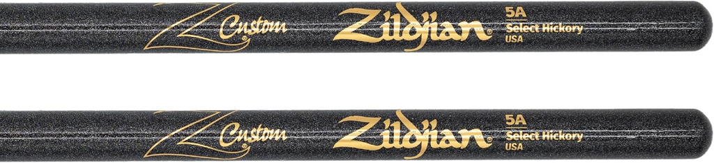 Zildjian Z Custom Ltd Ed. 5A Wood Tip Drumsticks - Black Chroma