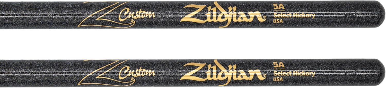 Zildjian Z Custom Ltd Ed. 5A Wood Tip Drumsticks - Black Chroma