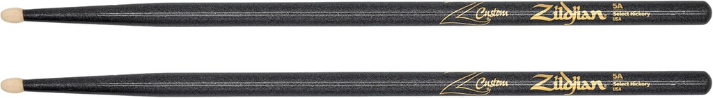 Zildjian Z Custom Ltd Ed. 5A Wood Tip Drumsticks - Black Chroma