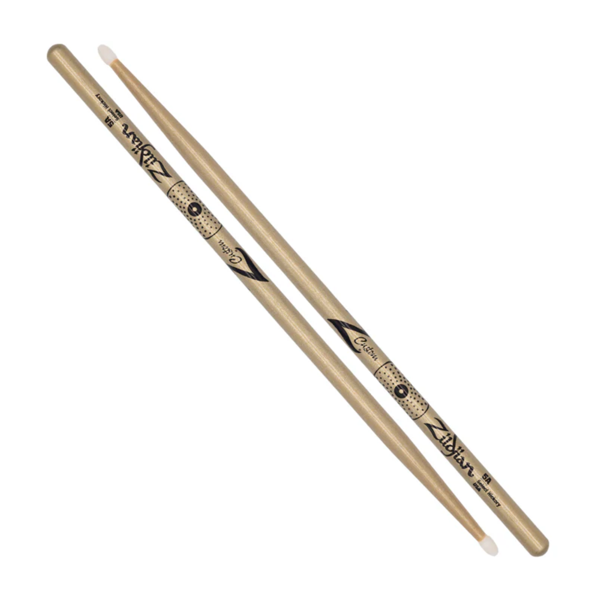 Zildjian Z Custom Ltd Ed. 5A Nylon Tip Drumsticks - Gold Chroma