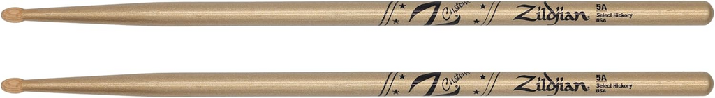 Zildjian Z Custom Ltd Ed. 5A Wood Tip Drumsticks - Gold Chroma