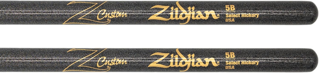 Zildjian Z Custom Ltd Ed. 5B Wood Tip Drumsticks - Black Chroma