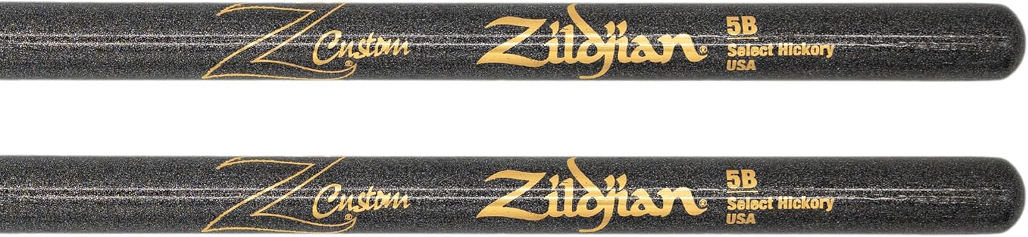 Zildjian Z Custom Ltd Ed. 5B Wood Tip Drumsticks - Black Chroma