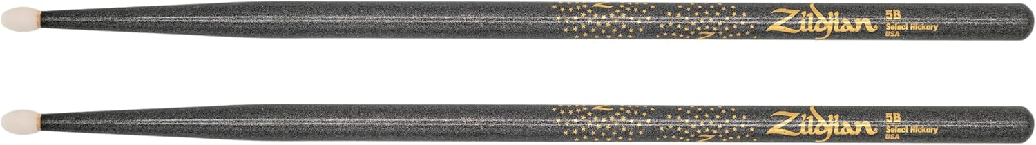 Zildjian Z Custom Ltd Ed. 5B Nylon Tip Drumsticks - Black Chroma