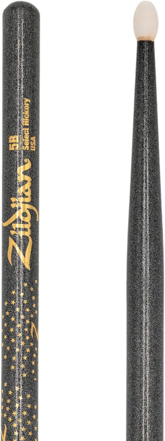 Zildjian Z Custom Ltd Ed. 5B Nylon Tip Drumsticks - Black Chroma