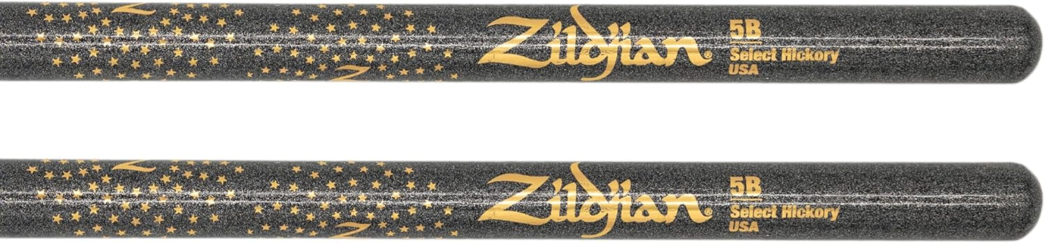 Zildjian Z Custom Ltd Ed. 5B Nylon Tip Drumsticks - Black Chroma