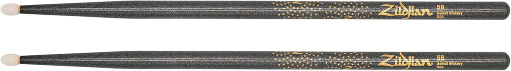 Zildjian Z Custom Ltd Ed. 5B Nylon Tip Drumsticks - Black Chroma
