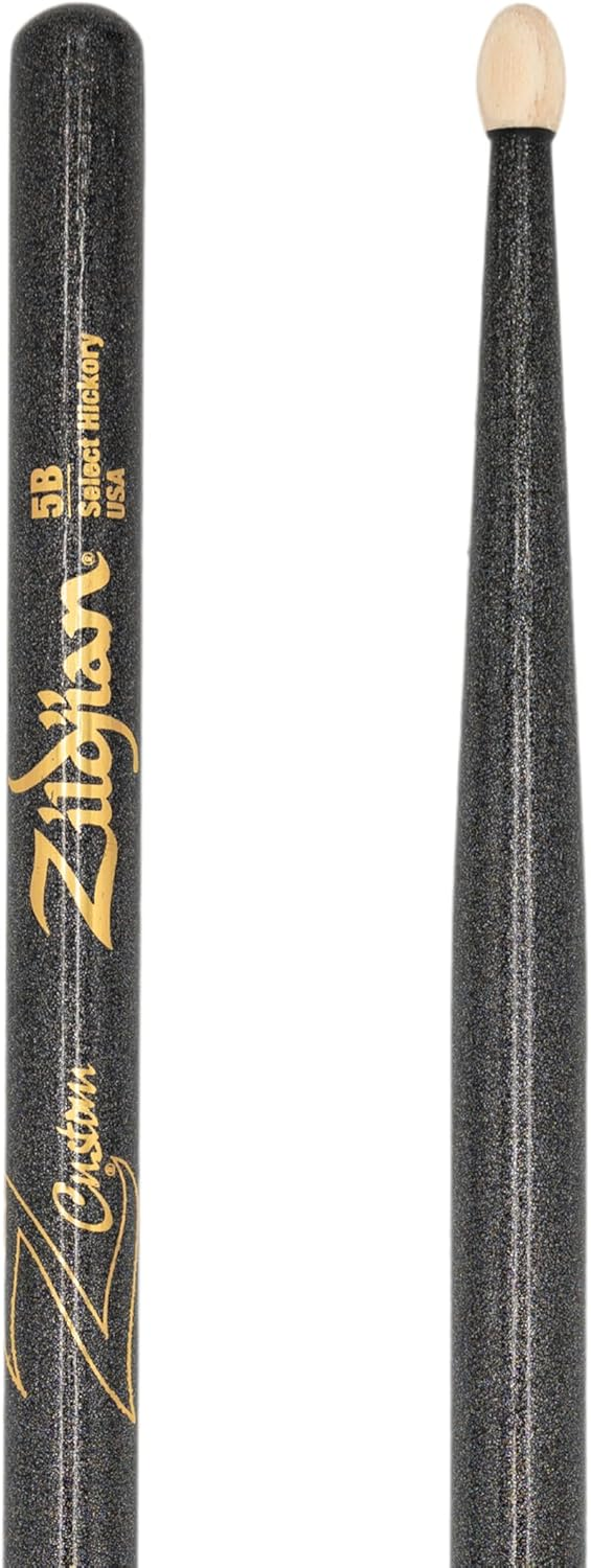 Zildjian Z Custom Ltd Ed. 5B Wood Tip Drumsticks - Black Chroma
