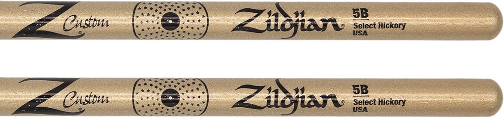 Zildjian Z Custom Ltd Ed. 5B Nylon Tip Drumsticks - Gold Chroma