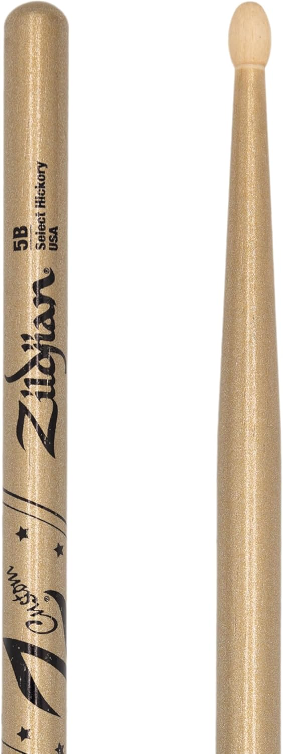 Zildjian Z Custom Ltd Ed. 5B Wood Tip Drumsticks - Gold Chroma
