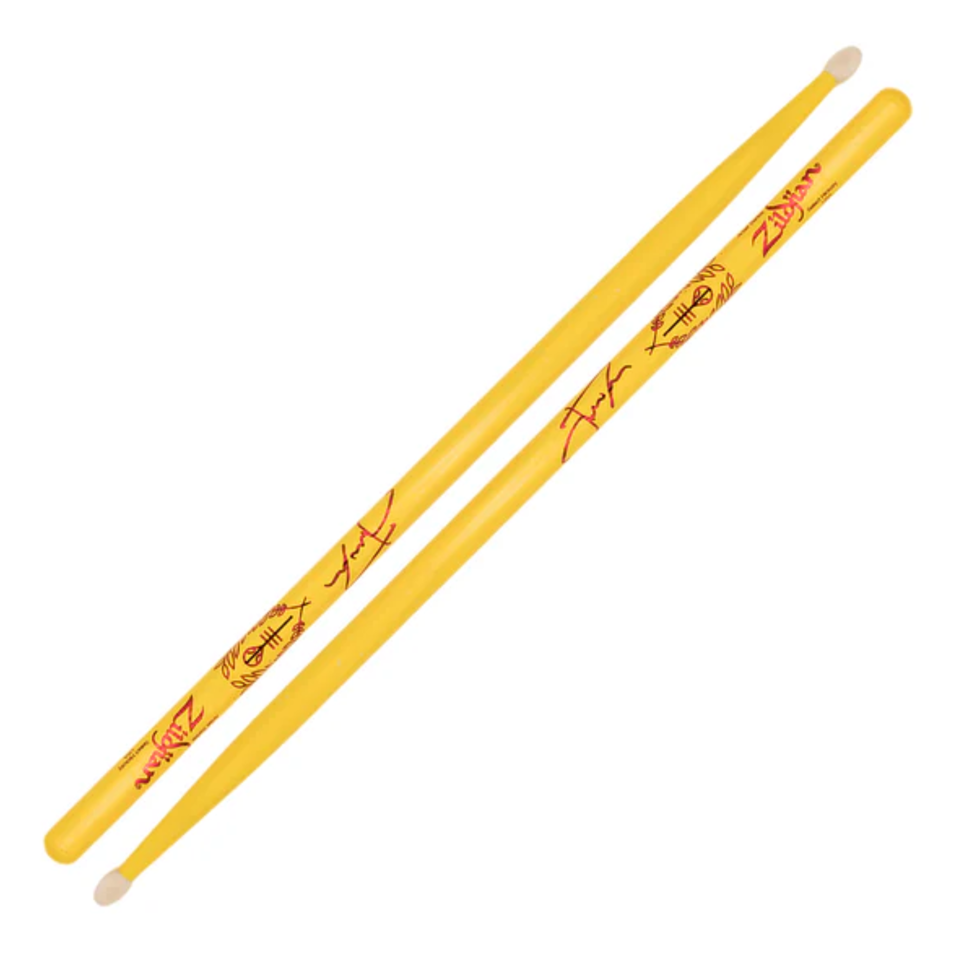 Zildjian Artist Series Josh Dun Drumsticks - Clancy Yellow