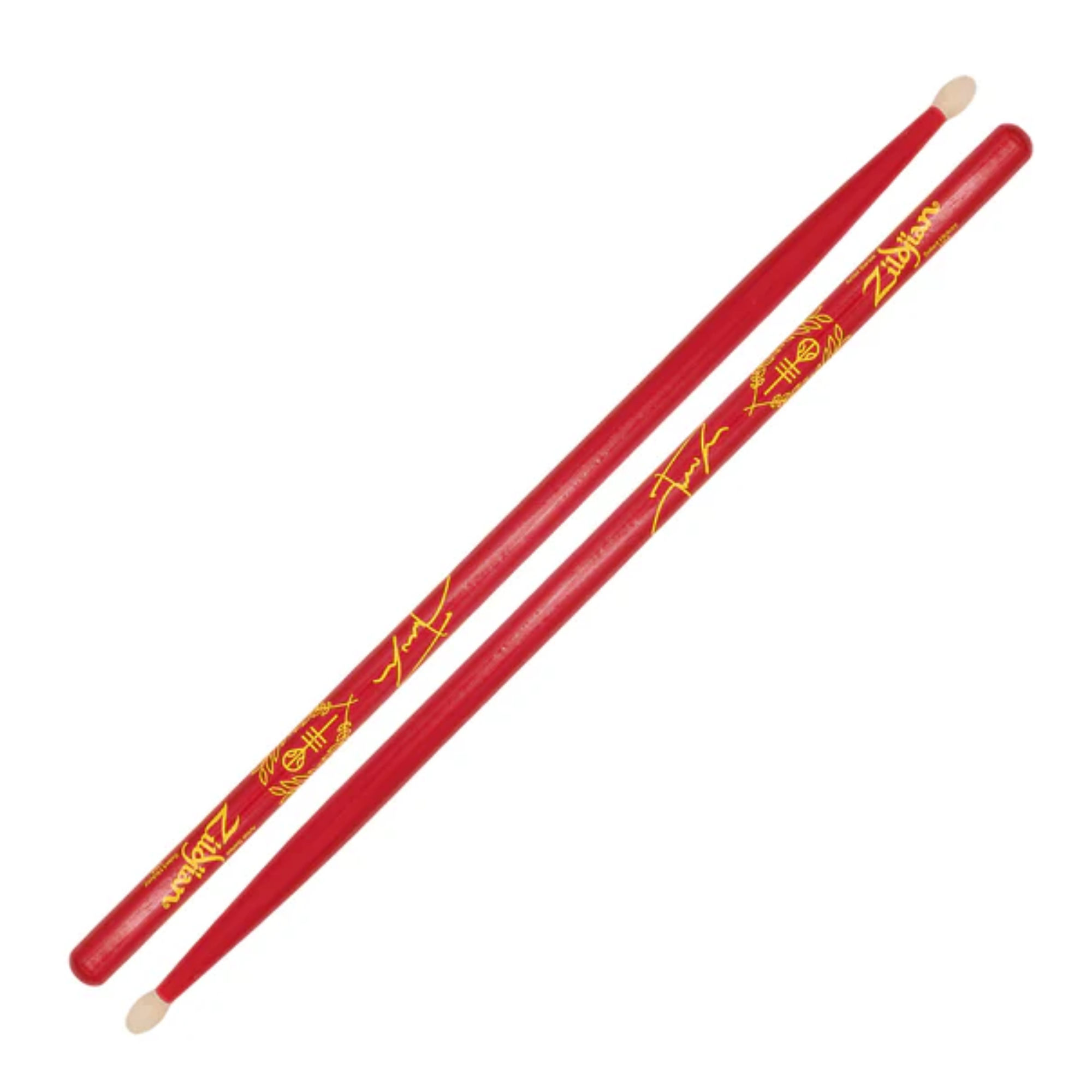 Zildjian Artist Series Josh Dun Drumsticks - Clancy Red
