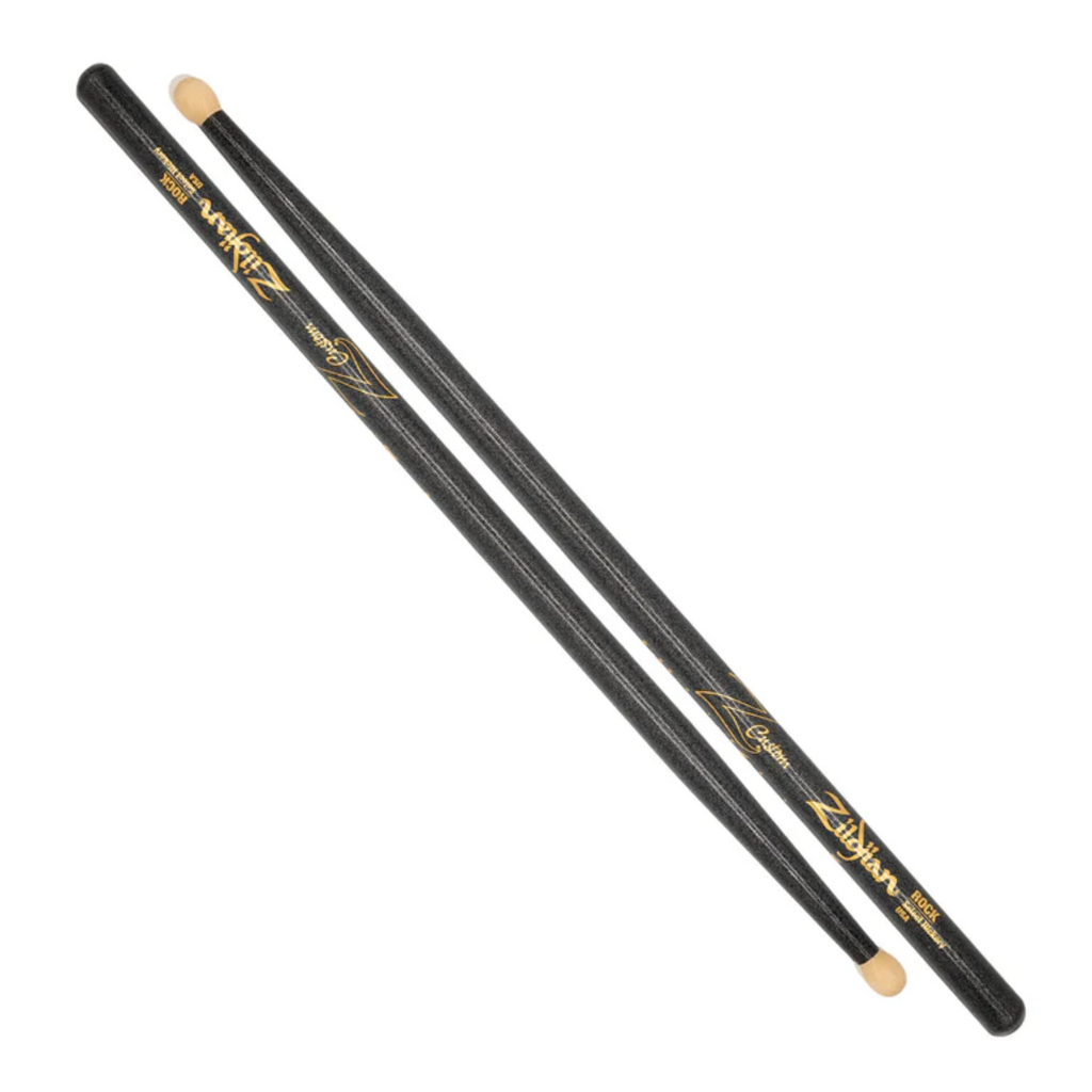 Zildjian Z Custom Ltd Ed. ROCK Wood Tip Drumsticks - Black Chroma