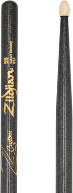 Zildjian Z Custom Ltd Ed. ROCK Wood Tip Drumsticks - Black Chroma