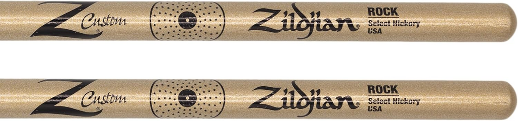 Zildjian Z Custom Ltd Ed. ROCK Nylon Tip Drumsticks - Gold Chroma