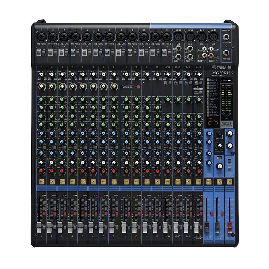 Yamaha MG20XU 20-Channel Mixer (SPX Effects & USB)