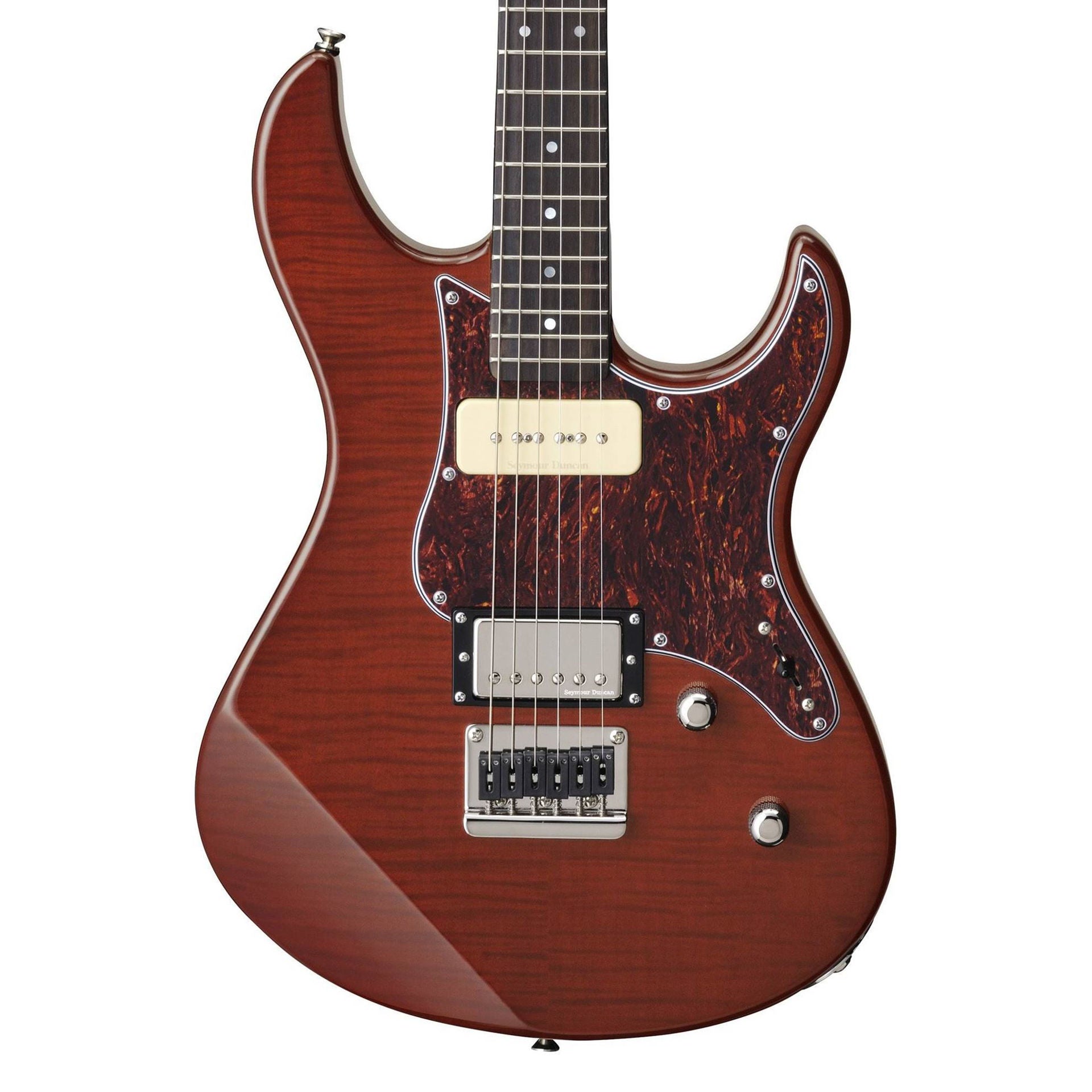 Yamaha PAC612VIIFMRB Pacifica Electric Guitar in Root Beer Flamed Maple