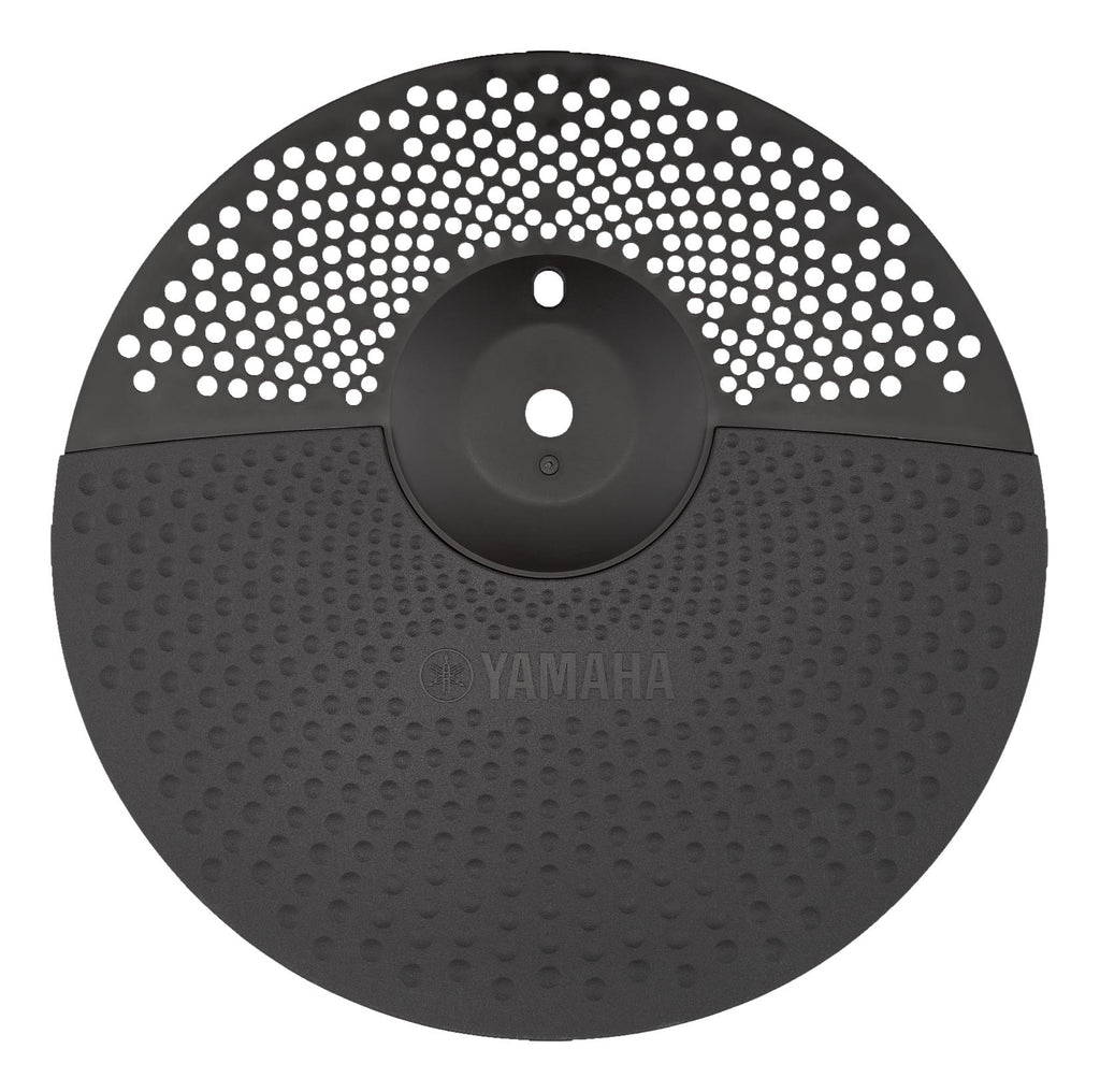 Yamaha PCY95AT electronic drum pad with textured surface and control features, designed for electronic drum kits.