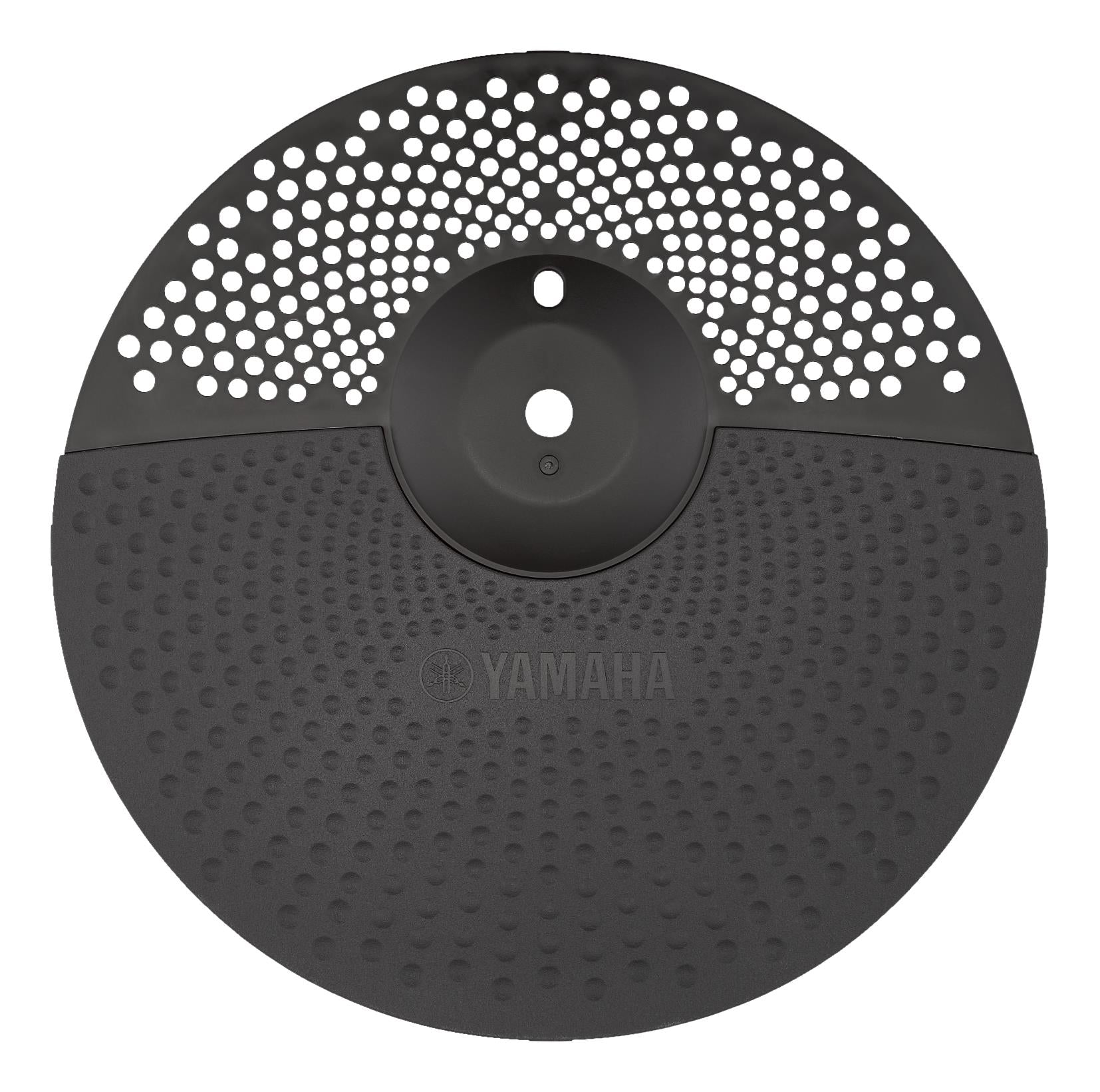 Yamaha PCY95AT electronic drum pad with textured surface and control features, designed for electronic drum kits.