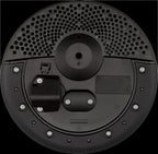Yamaha PCY95AT electronic drum pad with rubber surface and mounting hardware, designed for drum kits and percussion setups.
