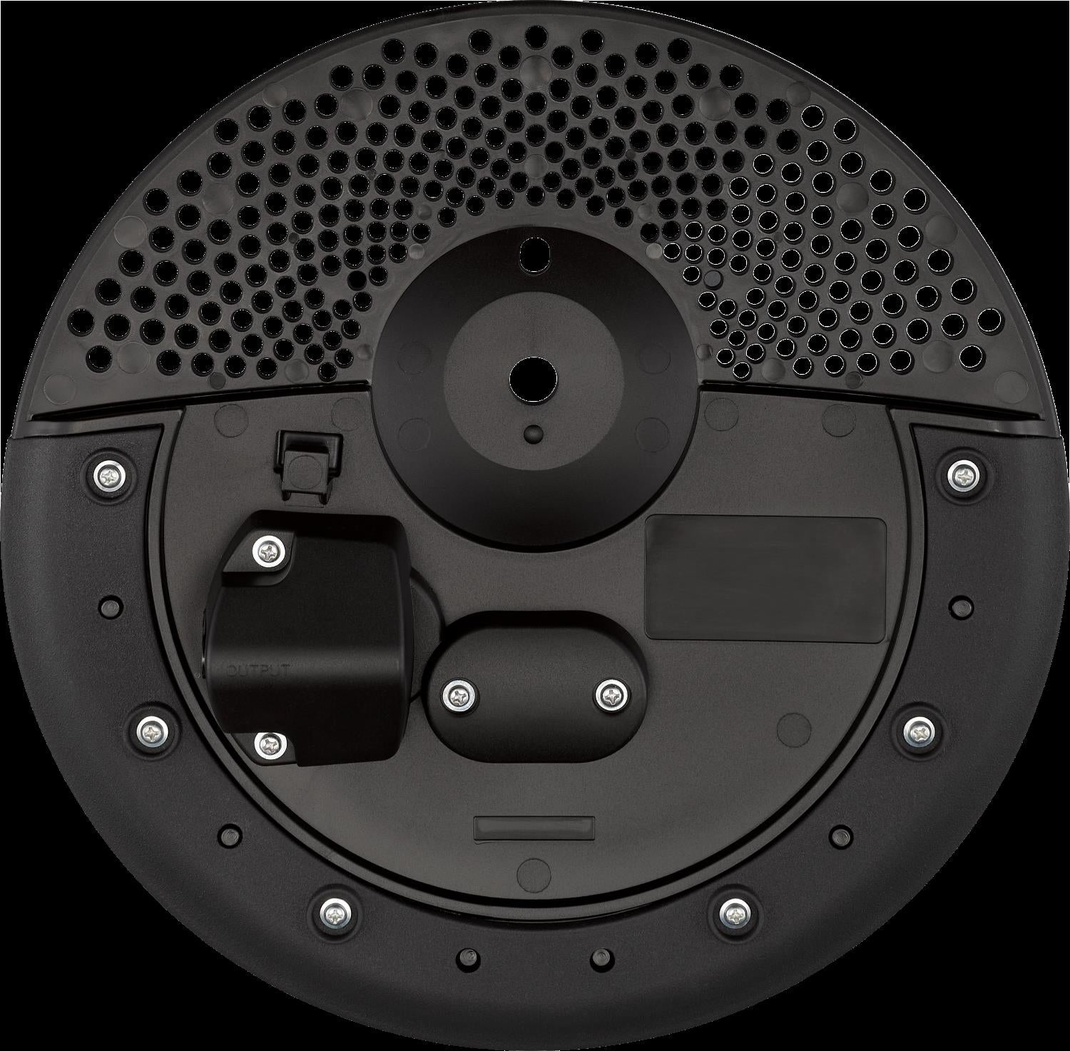 Yamaha PCY95AT electronic drum pad with rubber surface and mounting hardware, designed for drum kits and percussion setups.