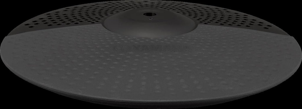 Yamaha PCY95AT electronic drum pad with rubber surface and mounting hardware for electronic drum kits.